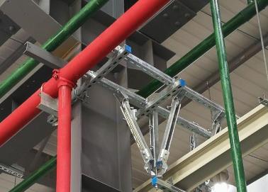 汝南该抗震支架的整体式支吊架结构协调性好